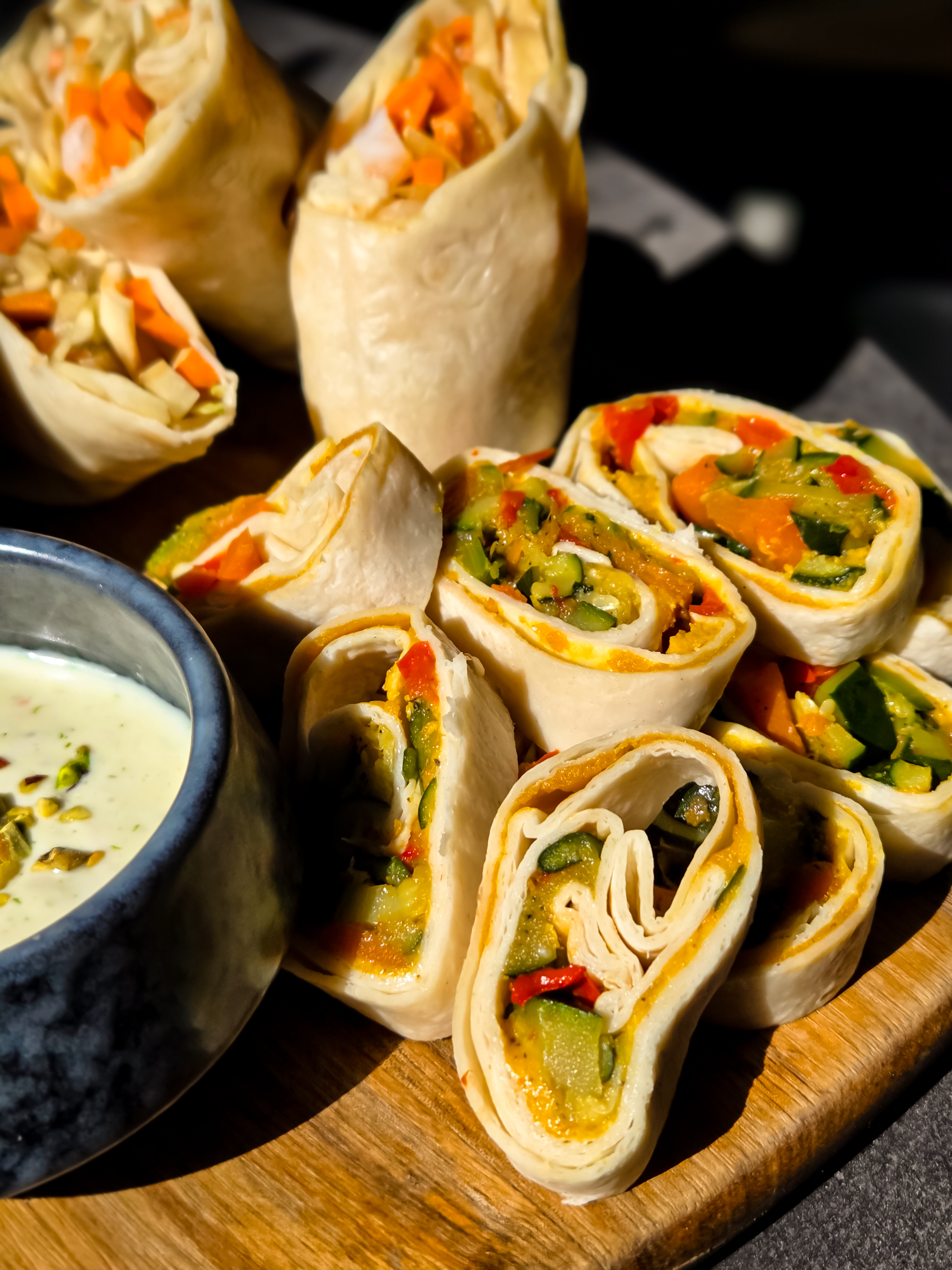 Wrap de légumes — tapas frais faits maison, Grenoble